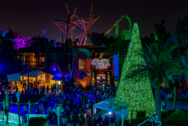 Christmas Tree Cheetah Hunt 