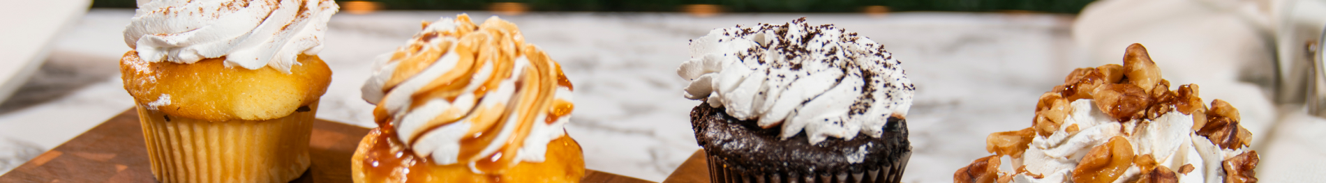 A variety of cupcakes at Busch Gardens Tampa Bay