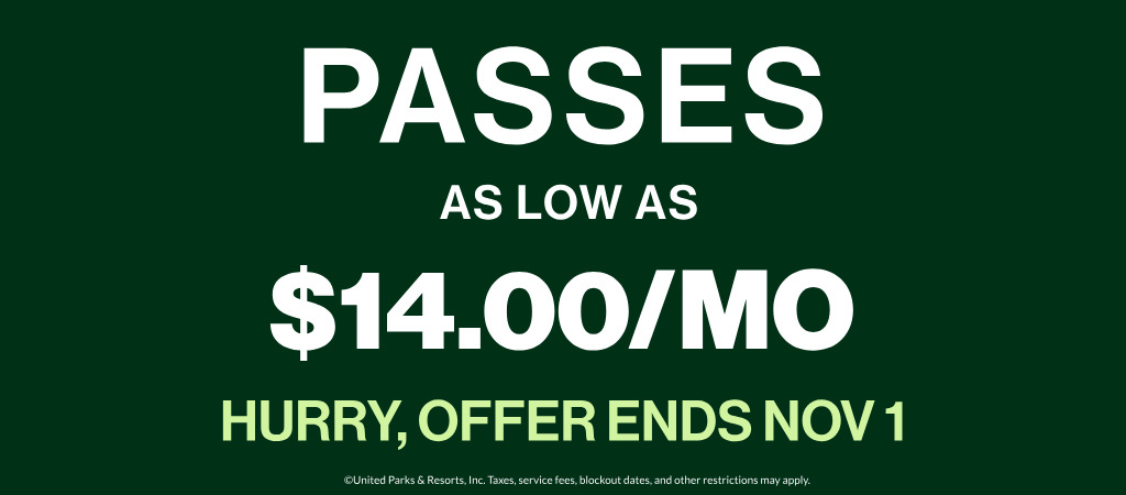 Passes as low as $14.00/mo