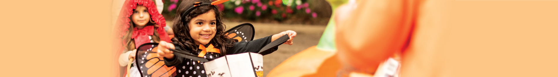 Trick or treating at Busch Gardens Williamsburg