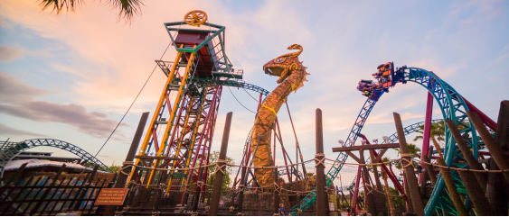 Cobra's Curse Roller Coaster