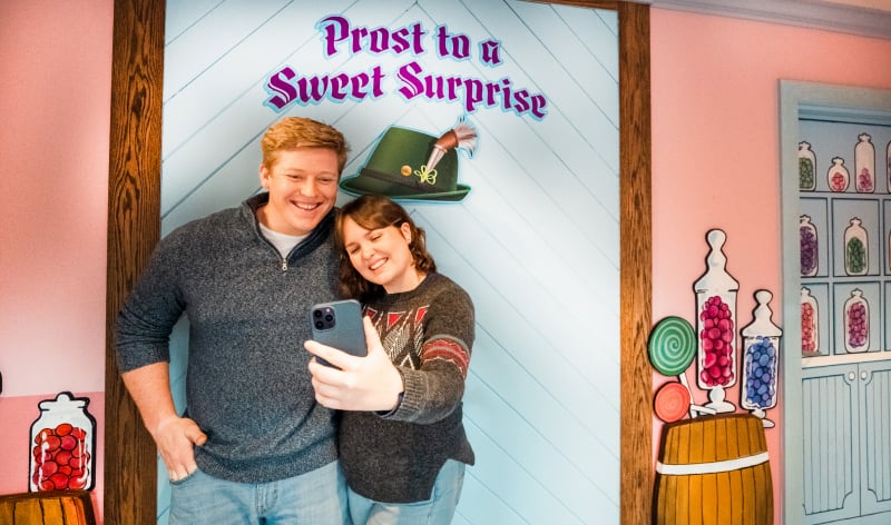Couple at Busch Gardens Williamsburg