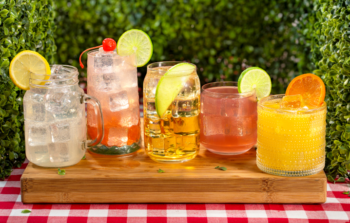 Five mocktails