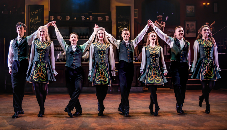 Celtic Fyre performers on stage at Busch Gardens Williamsburg