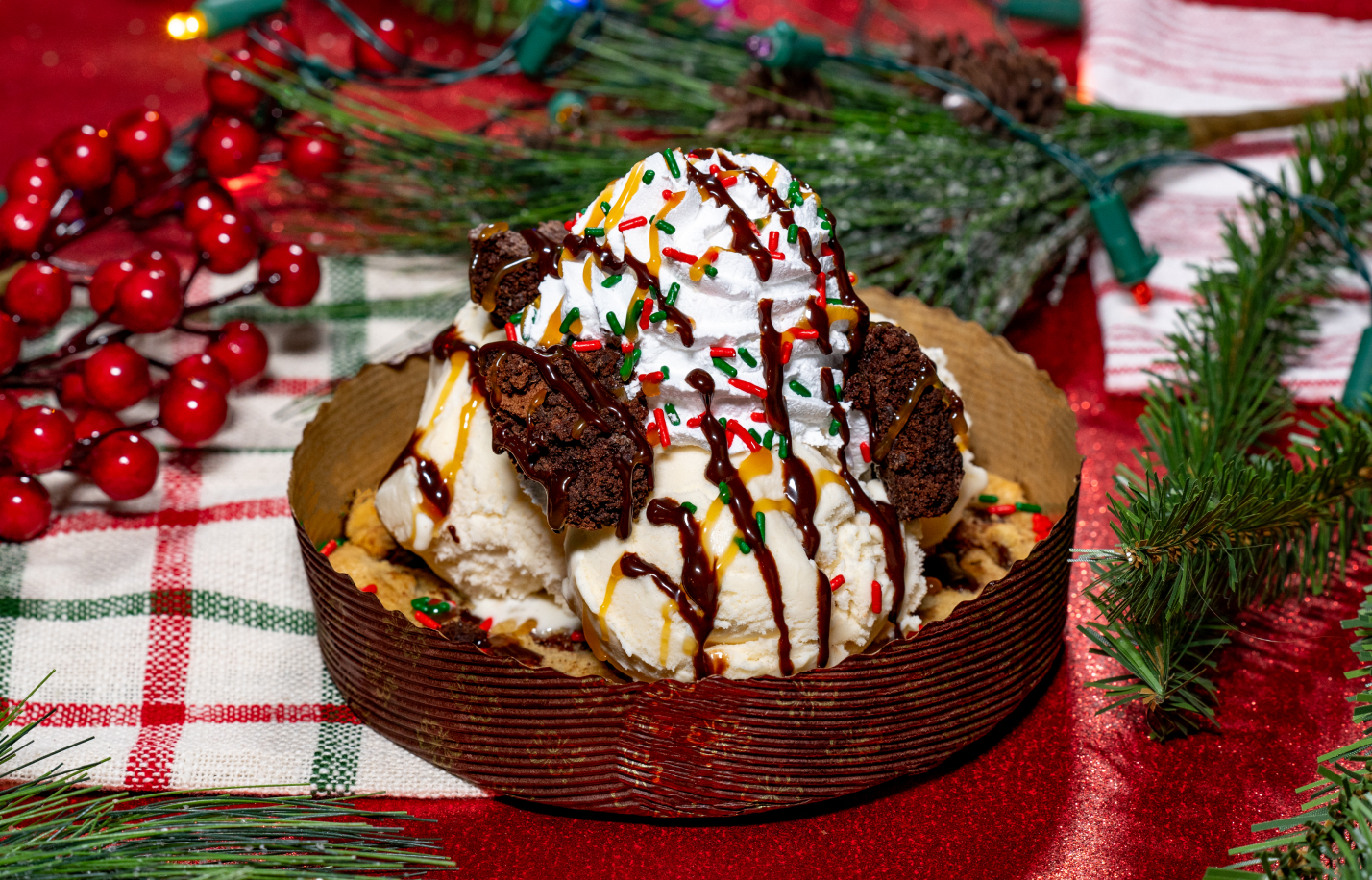 Specialty treat options available at Busch Gardens Williamsburg Christmas Town.
