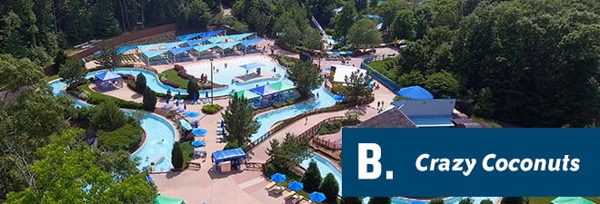 Water Country USA Quiz: Answer B - Crazy coconuts
