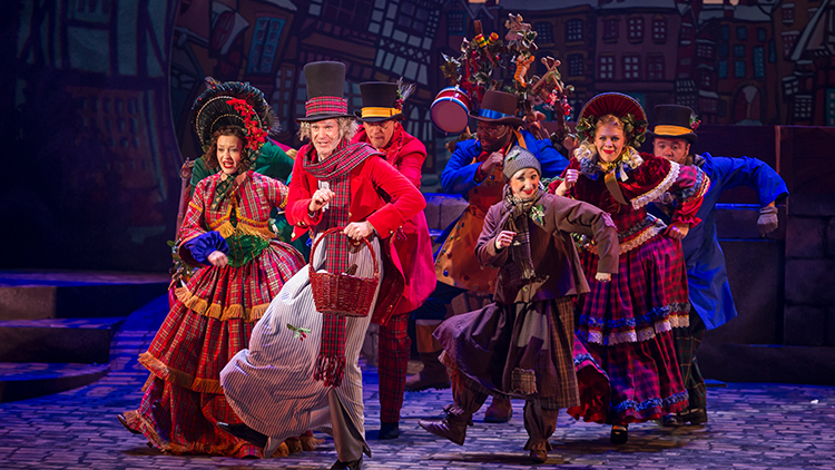 Christmas show, Scrooge No More! at Busch Gardens Christmas Town