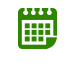 Calendar icon - green
