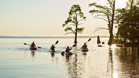 Water outdoor activities