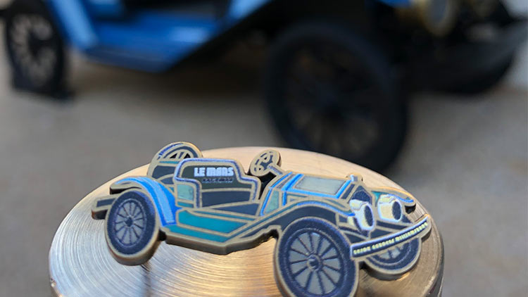 Les Mans Pin - Part of the Busch Gardens Pin Trading Program