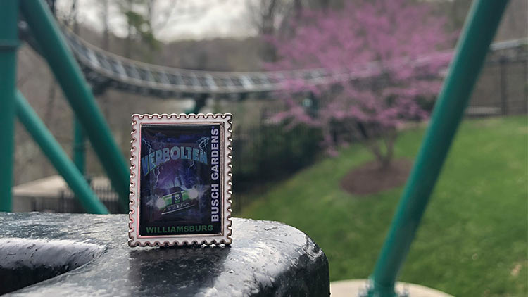 Verbolten Pin - Part of the Busch Gardens Pin Trading Program